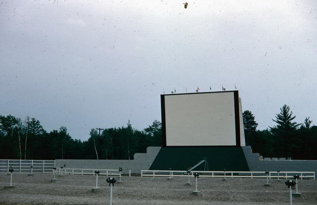 Tawas Drive-In Theatre - 1950 Shot From A S Al Johnson